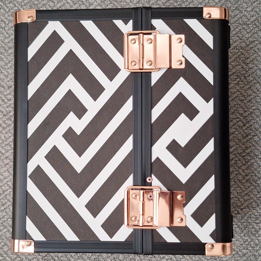 Rose Gold and Black Makeup Case - Picture 3 of 9